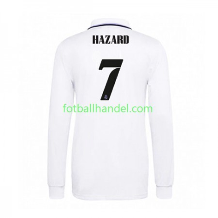 Herre Fotballdrakter Real Madrid Eden Hazard 7 Hjemme 2022-23 Langermet